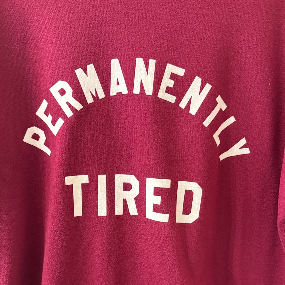 Nine West Burgundy Sweatshirt - Picture 3 of 3